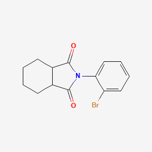 molecular formula C14H14BrNO2 B5117506 2-(2-bromophenyl)hexahydro-1H-isoindole-1,3(2H)-dione 