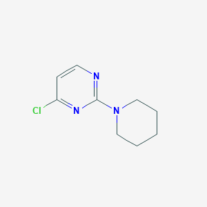 molecular formula C9H12ClN3 B511755 4-氯-2-(哌啶-1-基)嘧啶 CAS No. 24192-95-8