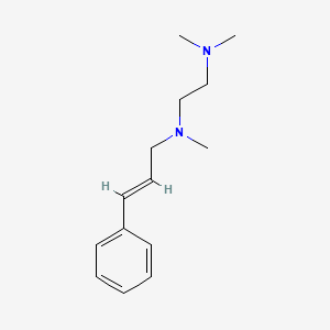molecular formula C14H22N2 B5117576 N,N,N'-trimethyl-N'-(3-phenyl-2-propen-1-yl)-1,2-ethanediamine 