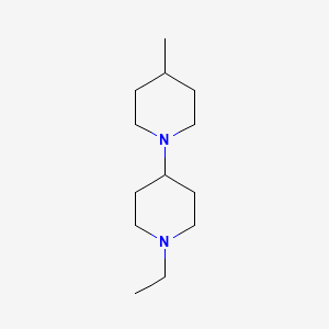 molecular formula C13H26N2 B5117767 1'-ethyl-4-methyl-1,4'-bipiperidine 