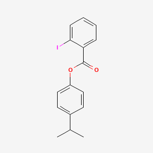 molecular formula C16H15IO2 B5117804 4-isopropylphenyl 2-iodobenzoate 