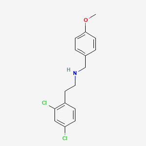 molecular formula C16H17Cl2NO B5117831 2-(2,4-dichlorophenyl)-N-(4-methoxybenzyl)ethanamine 