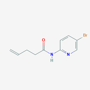 molecular formula C10H11BrN2O B5117891 N-(5-bromo-2-pyridinyl)-4-pentenamide 