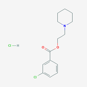 molecular formula C14H19Cl2NO2 B5117897 2-(1-piperidinyl)ethyl 3-chlorobenzoate hydrochloride 
