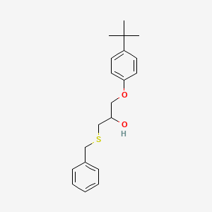 molecular formula C20H26O2S B5117973 1-(benzylthio)-3-(4-tert-butylphenoxy)-2-propanol 