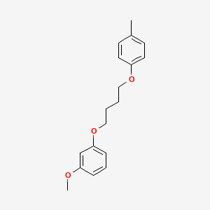 molecular formula C18H22O3 B5118047 1-methoxy-3-[4-(4-methylphenoxy)butoxy]benzene 