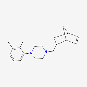 molecular formula C20H28N2 B5118143 1-(bicyclo[2.2.1]hept-5-en-2-ylmethyl)-4-(2,3-dimethylphenyl)piperazine 