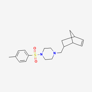 molecular formula C19H26N2O2S B5118155 1-(bicyclo[2.2.1]hept-5-en-2-ylmethyl)-4-[(4-methylphenyl)sulfonyl]piperazine 