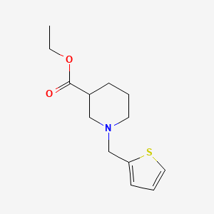 ethyl 1-(2-thienylmethyl)-3-piperidinecarboxylate