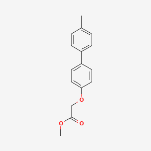 molecular formula C16H16O3 B5118275 methyl [(4'-methyl-4-biphenylyl)oxy]acetate 