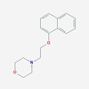 molecular formula C16H19NO2 B5118330 4-[2-(1-naphthyloxy)ethyl]morpholine 
