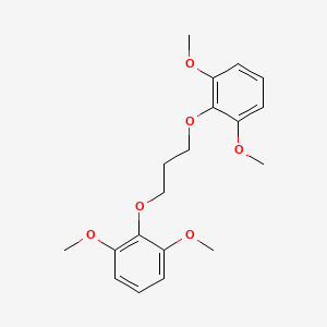 molecular formula C19H24O6 B5118355 1,1'-[1,3-propanediylbis(oxy)]bis(2,6-dimethoxybenzene) 