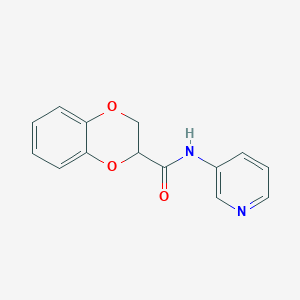 molecular formula C14H12N2O3 B5118392 N-3-pyridinyl-2,3-dihydro-1,4-benzodioxine-2-carboxamide 