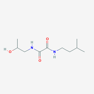 molecular formula C10H20N2O3 B5118416 N-(2-hydroxypropyl)-N'-(3-methylbutyl)ethanediamide 