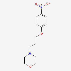 molecular formula C13H18N2O4 B5118460 4-[3-(4-nitrophenoxy)propyl]morpholine 