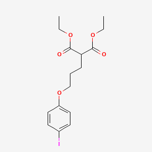 molecular formula C16H21IO5 B5118492 diethyl [3-(4-iodophenoxy)propyl]malonate 
