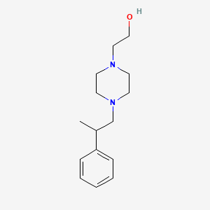 molecular formula C15H24N2O B5118571 2-[4-(2-phenylpropyl)-1-piperazinyl]ethanol 