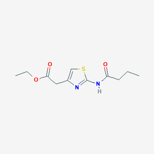 molecular formula C11H16N2O3S B5118624 ethyl [2-(butyrylamino)-1,3-thiazol-4-yl]acetate 