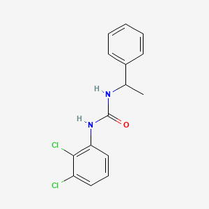 molecular formula C15H14Cl2N2O B5118640 N-(2,3-dichlorophenyl)-N'-(1-phenylethyl)urea 