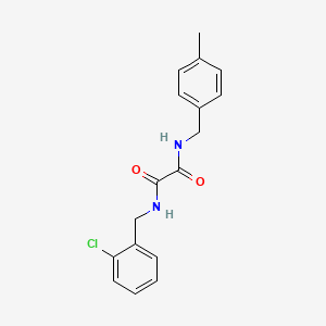 molecular formula C17H17ClN2O2 B5118671 N-(2-chlorobenzyl)-N'-(4-methylbenzyl)ethanediamide 