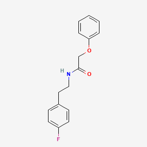 molecular formula C16H16FNO2 B5118691 N-[2-(4-fluorophenyl)ethyl]-2-phenoxyacetamide 