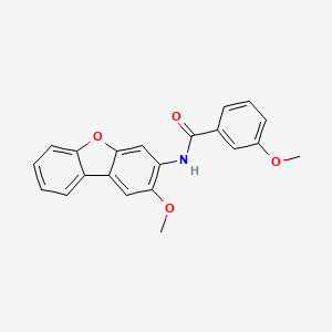 molecular formula C21H17NO4 B5119001 3-methoxy-N-(2-methoxydibenzo[b,d]furan-3-yl)benzamide 