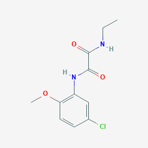 molecular formula C11H13ClN2O3 B5119060 N-(5-chloro-2-methoxyphenyl)-N'-ethylethanediamide 