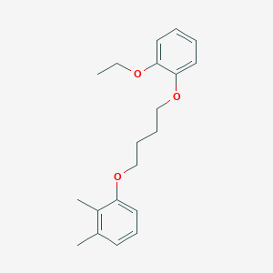 molecular formula C20H26O3 B5119137 1-[4-(2-ethoxyphenoxy)butoxy]-2,3-dimethylbenzene 