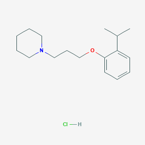 molecular formula C17H28ClNO B5119152 1-[3-(2-isopropylphenoxy)propyl]piperidine hydrochloride 