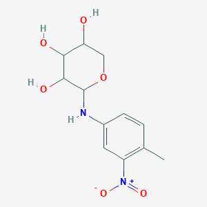 molecular formula C12H16N2O6 B5119208 N-(4-methyl-3-nitrophenyl)-beta-L-arabinopyranosylamine 