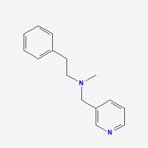 molecular formula C15H18N2 B5119215 N-methyl-2-phenyl-N-(3-pyridinylmethyl)ethanamine 