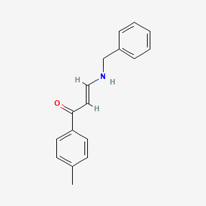 3-(benzylamino)-1-(4-methylphenyl)-2-propen-1-one