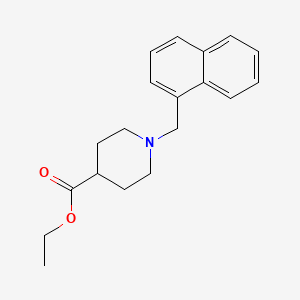 molecular formula C19H23NO2 B5119344 ethyl 1-(1-naphthylmethyl)-4-piperidinecarboxylate CAS No. 138030-51-0