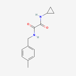 molecular formula C13H16N2O2 B5119361 N-cyclopropyl-N'-(4-methylbenzyl)ethanediamide 