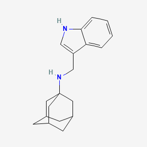 molecular formula C19H24N2 B5119491 1-adamantyl(1H-indol-3-ylmethyl)amine 