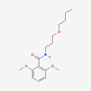 molecular formula C16H25NO4 B5119510 N-(3-butoxypropyl)-2,6-dimethoxybenzamide 