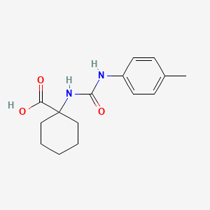 molecular formula C15H20N2O3 B5119545 1-({[(4-methylphenyl)amino]carbonyl}amino)cyclohexanecarboxylic acid 