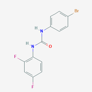 molecular formula C13H9BrF2N2O B5119554 N-(4-bromophenyl)-N'-(2,4-difluorophenyl)urea 