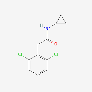 molecular formula C11H11Cl2NO B5119778 N-cyclopropyl-2-(2,6-dichlorophenyl)acetamide 