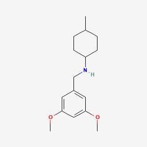 molecular formula C16H25NO2 B5119818 (3,5-dimethoxybenzyl)(4-methylcyclohexyl)amine 