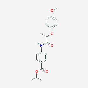 isopropyl 4-{[2-(4-methoxyphenoxy)propanoyl]amino}benzoate