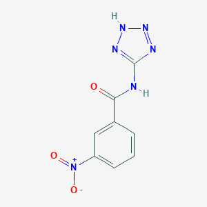molecular formula C8H6N6O3 B512011 3-nitro-N-(2H-tetrazol-5-yl)benzamide CAS No. 177785-15-8