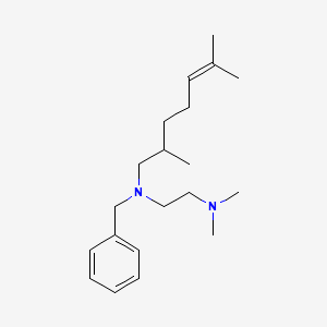 molecular formula C20H34N2 B5120342 N-benzyl-N-(2,6-dimethyl-5-hepten-1-yl)-N',N'-dimethyl-1,2-ethanediamine 