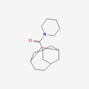 1-(tricyclo[4.3.1.1~3,8~]undec-1-ylcarbonyl)piperidine