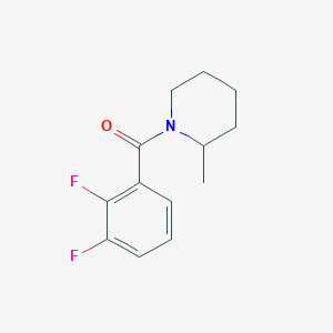 molecular formula C13H15F2NO B5120432 1-(2,3-difluorobenzoyl)-2-methylpiperidine 