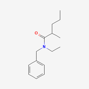molecular formula C15H23NO B5120496 N-benzyl-N-ethyl-2-methylpentanamide 