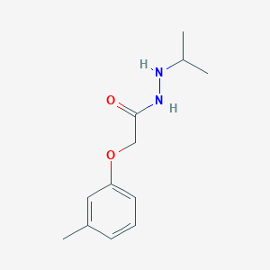 molecular formula C12H18N2O2 B512051 N'-isopropyl-2-(3-methylphenoxy)acetohydrazide CAS No. 54922-60-0