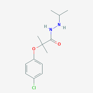 molecular formula C13H19ClN2O2 B512055 2-(4-chlorophenoxy)-N'-isopropyl-2-methylpropanohydrazide CAS No. 54922-63-3