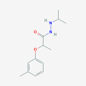 N'-isopropyl-2-(3-methylphenoxy)propanohydrazide