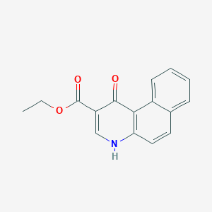 molecular formula C16H13NO3 B5120573 ethyl 1-hydroxybenzo[f]quinoline-2-carboxylate 